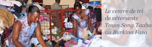 Le centre de tri de vêtements Taratra à Madagascar